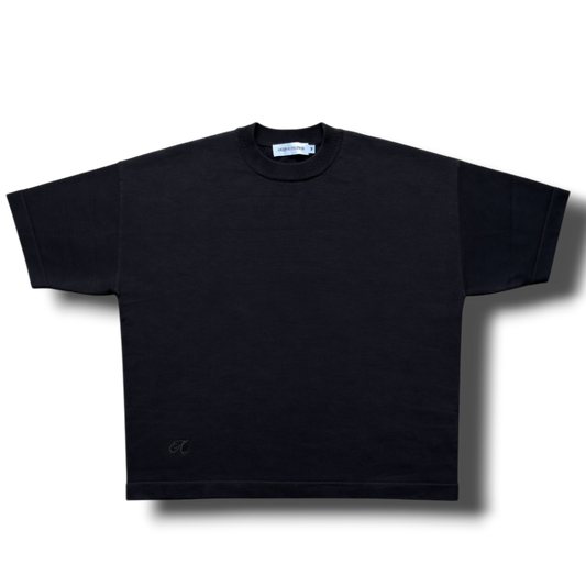 Knitted Tee Void Black