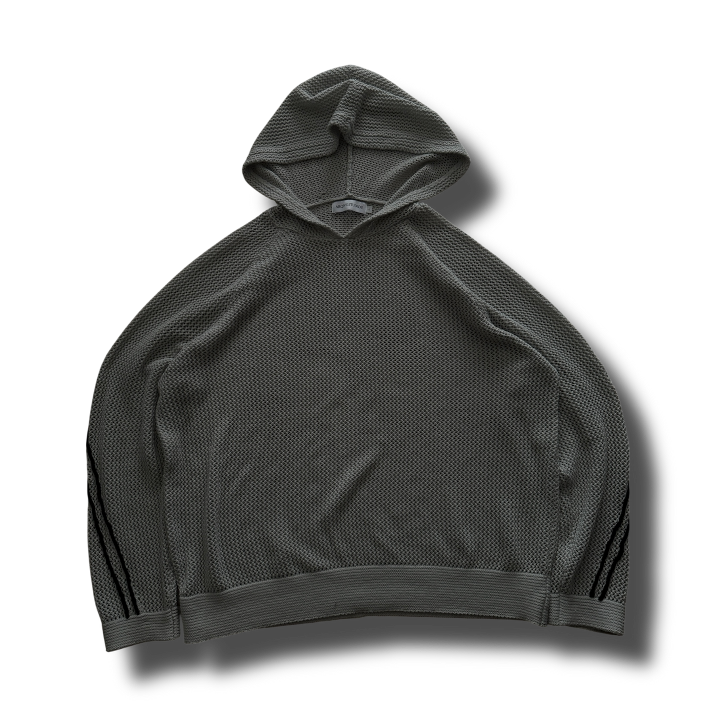 Crochet Hoodie Marble Gray