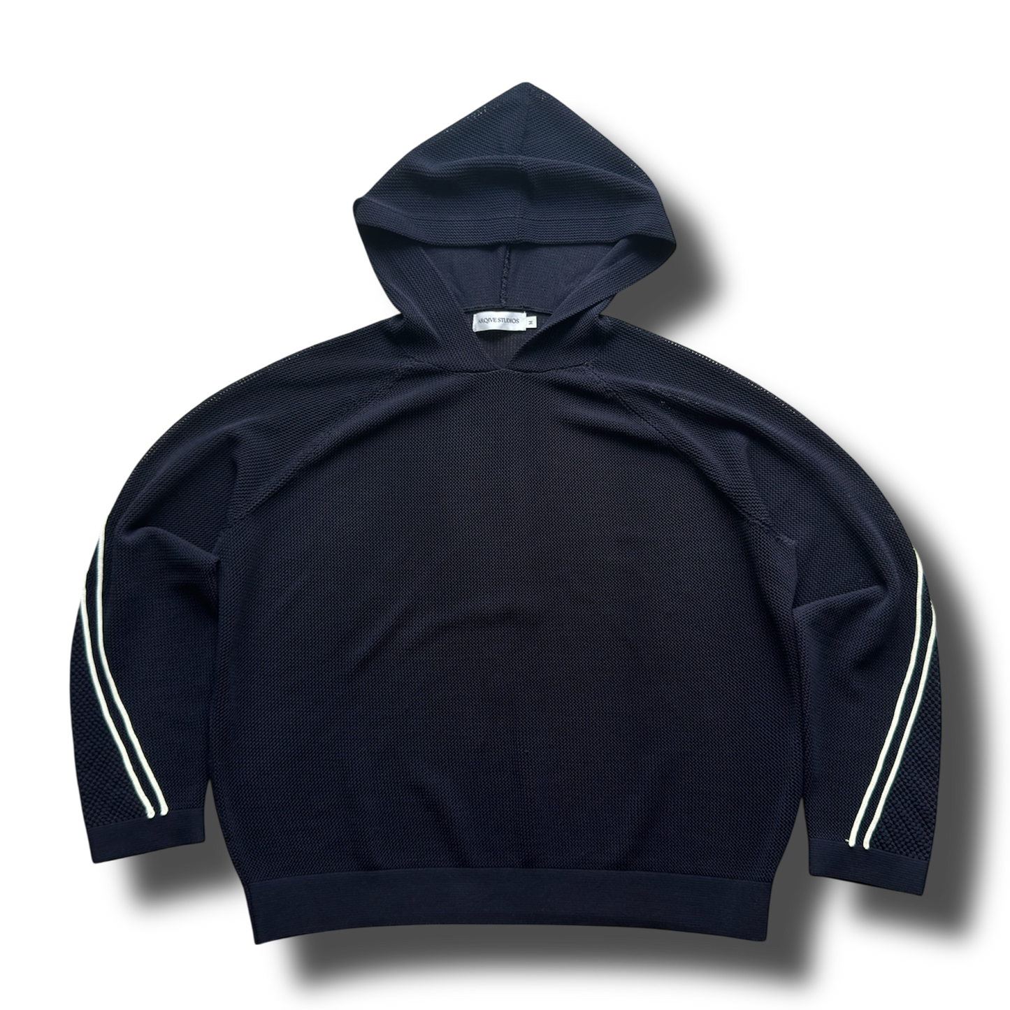 Crochet Hoodie Sapphire Blue